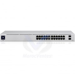 UNIFI SWITCH PRO 24 PORTS GEN2 Géré L2/L3 Gigabit Ethernet (10/100/1000) 2SFP Argent